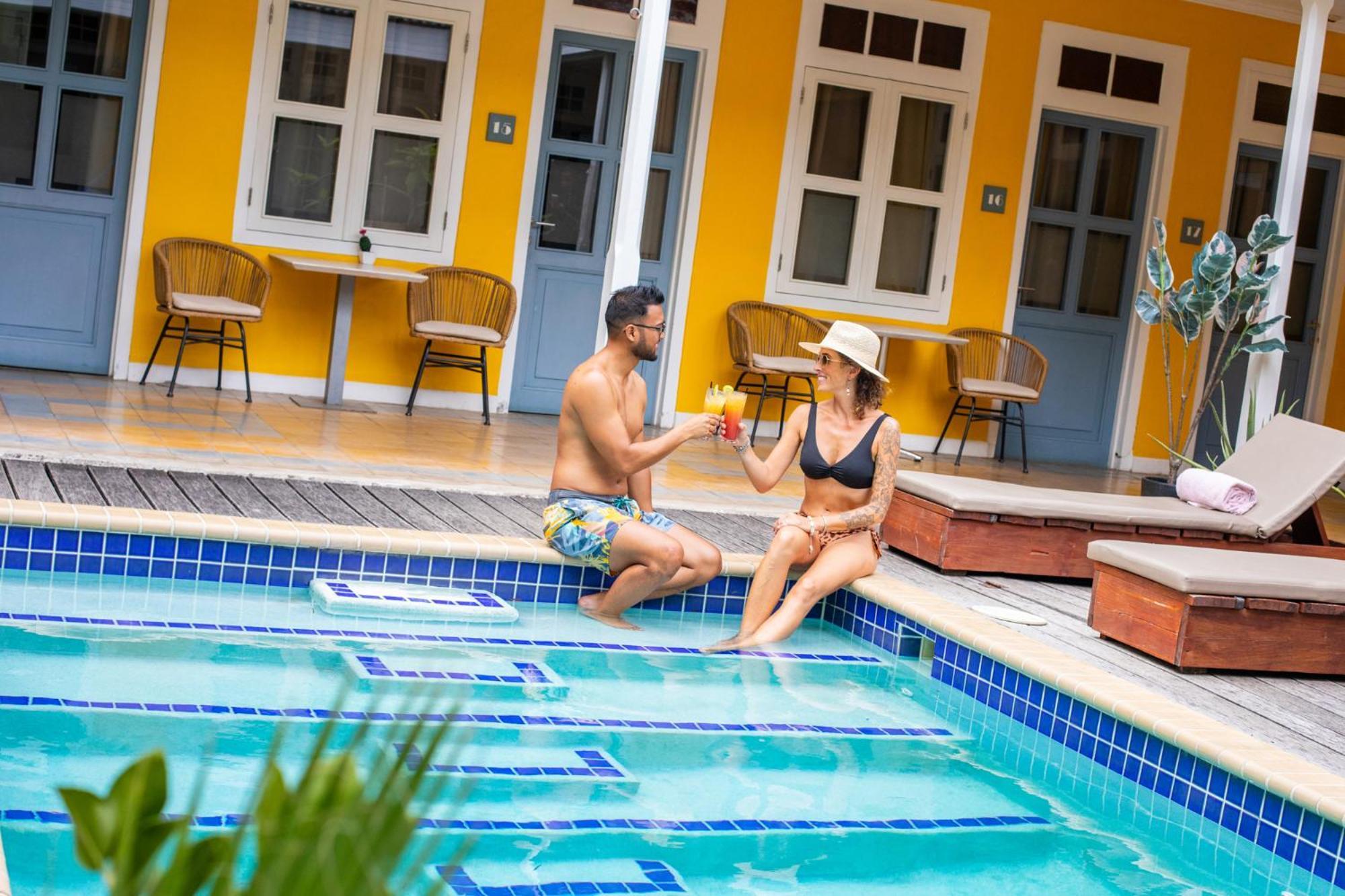Boho Bohemian Boutique Hotel Willemstad Luaran gambar